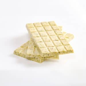 Tavoletta al cioccolato bianco e pistacchio di Bronte