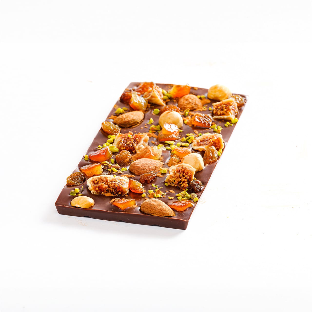 Tavoletta al cioccolato con frutti misti